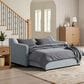 Lifestyle Solutions Carey Convertible Sofa in Light Gray, , large