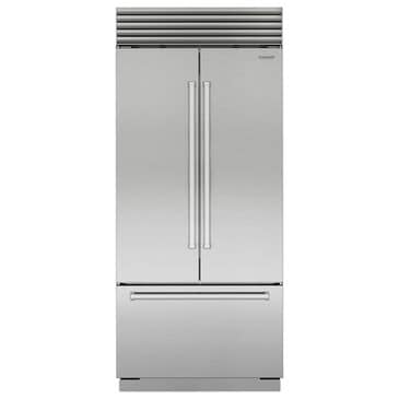 Sub Zero 20.5 Cu. Ft. Classic 3-Door French Door Refrigerator with Internal Water Dispenser in Stainless Steel, , large