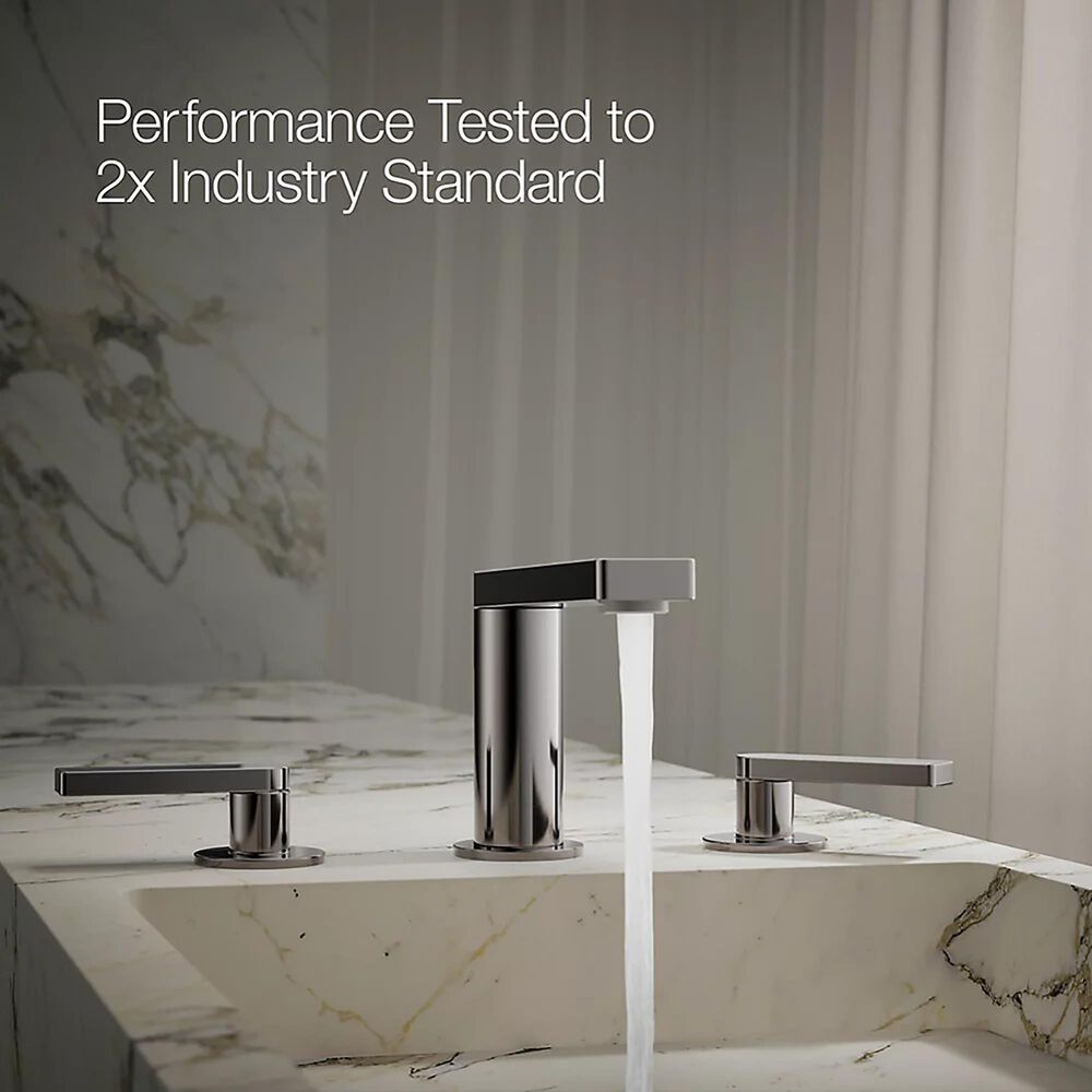 Kohler Composed Widespread Bathroom Sink Faucet in Vibrant Titanium, , large