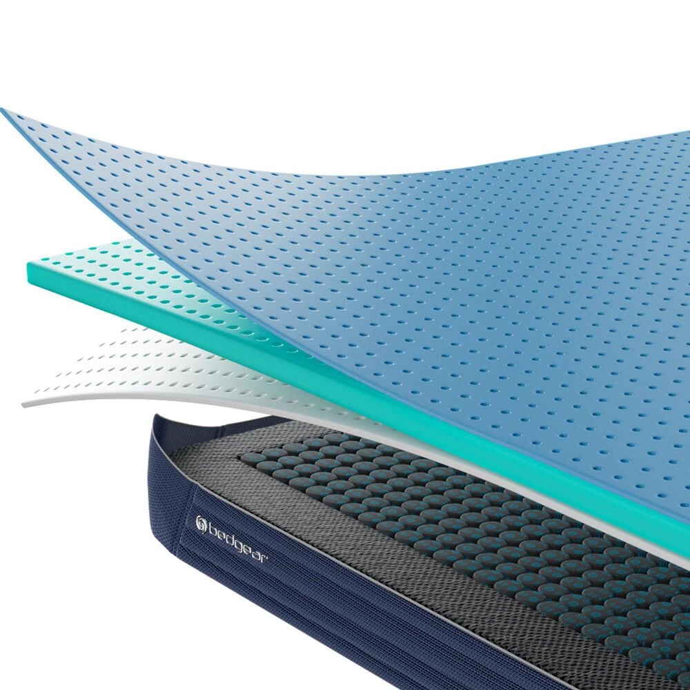 Bedgear M3 King Performance Mattress with 1.0 and 2.0 Independent Suspension Units, , large