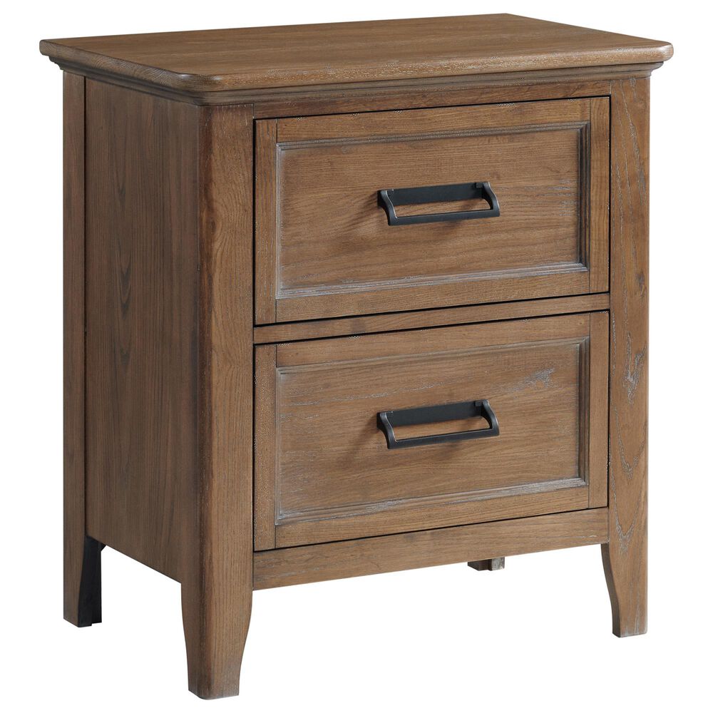 Hawthorne Furniture Alta 2 Drawer Nightstand with Outlets, , large