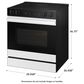 Samsung Bespoke Bespoke 6.3 Cu. Ft. Smart Slide-In Electric Smart Range with Convection in White Glass, , large