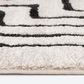 Central Oriental Oklahoma Charlin White Sand and Iron 5" x 7"3" Area Rug, , large