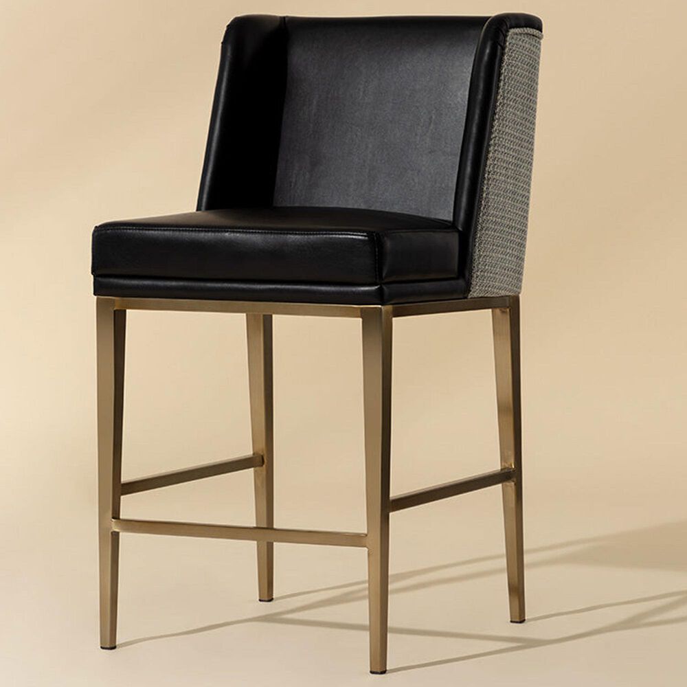 37B Joplin Counter Stool in Antique Brass, , large