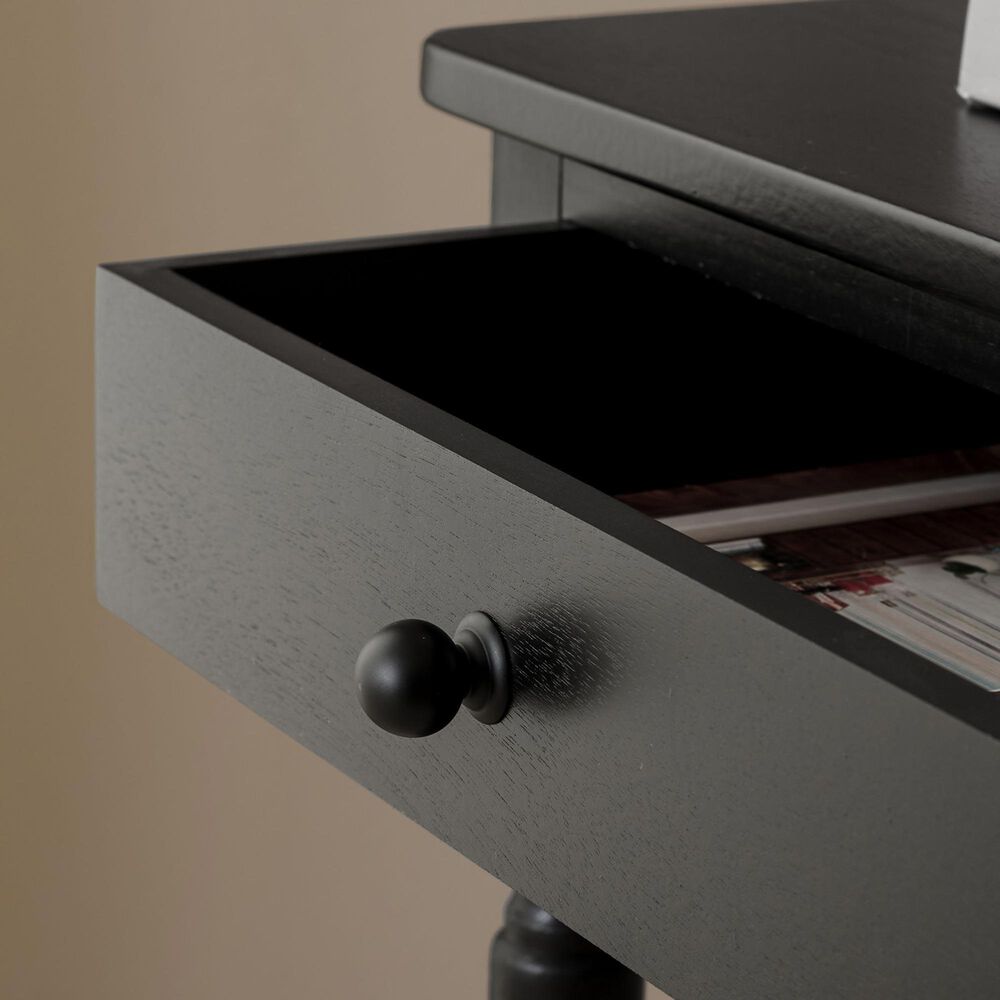 Safavieh Haven Top Drawer End Table in Matte Black, , large