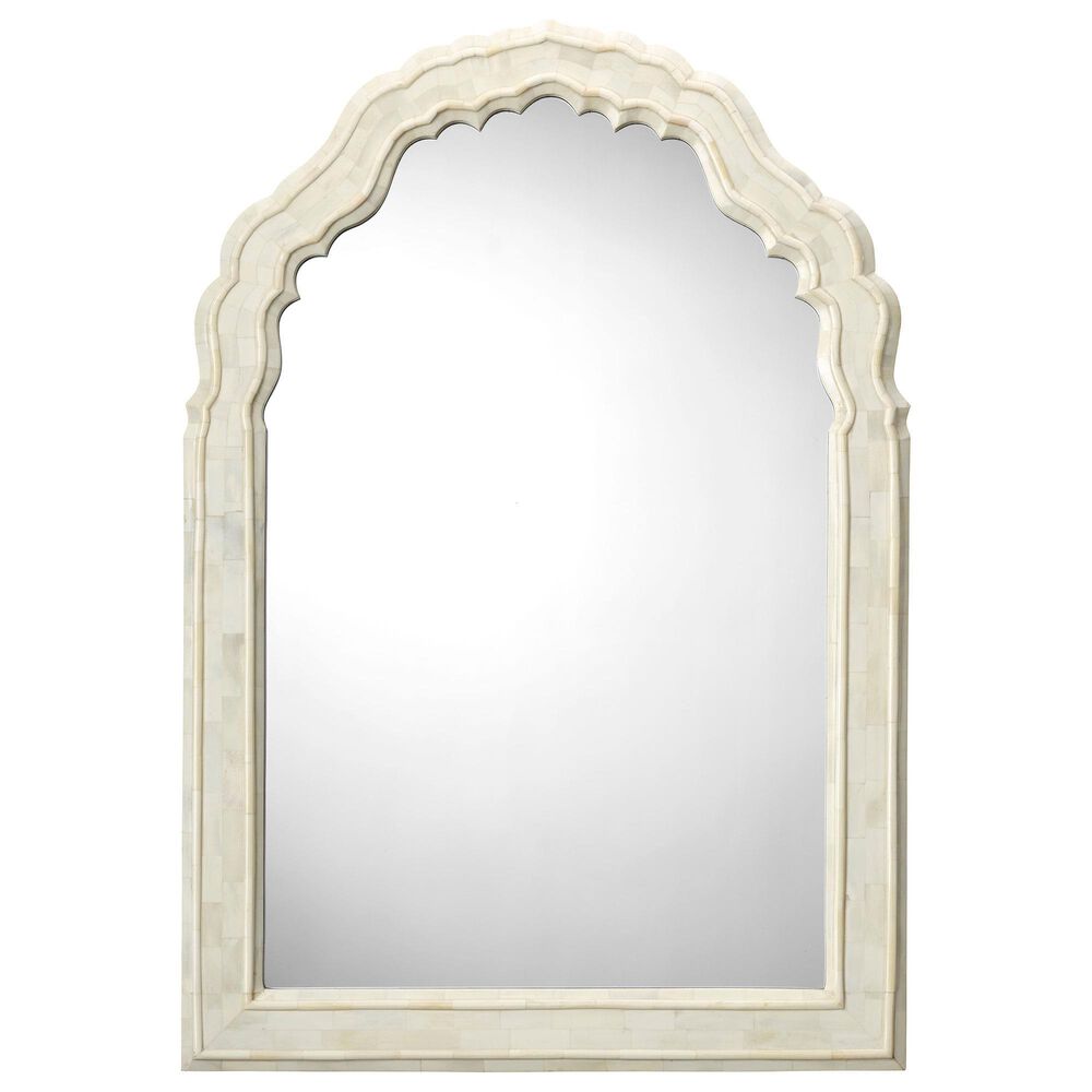 Jamie Young Grayson Arch Wall Mirror in White, , large