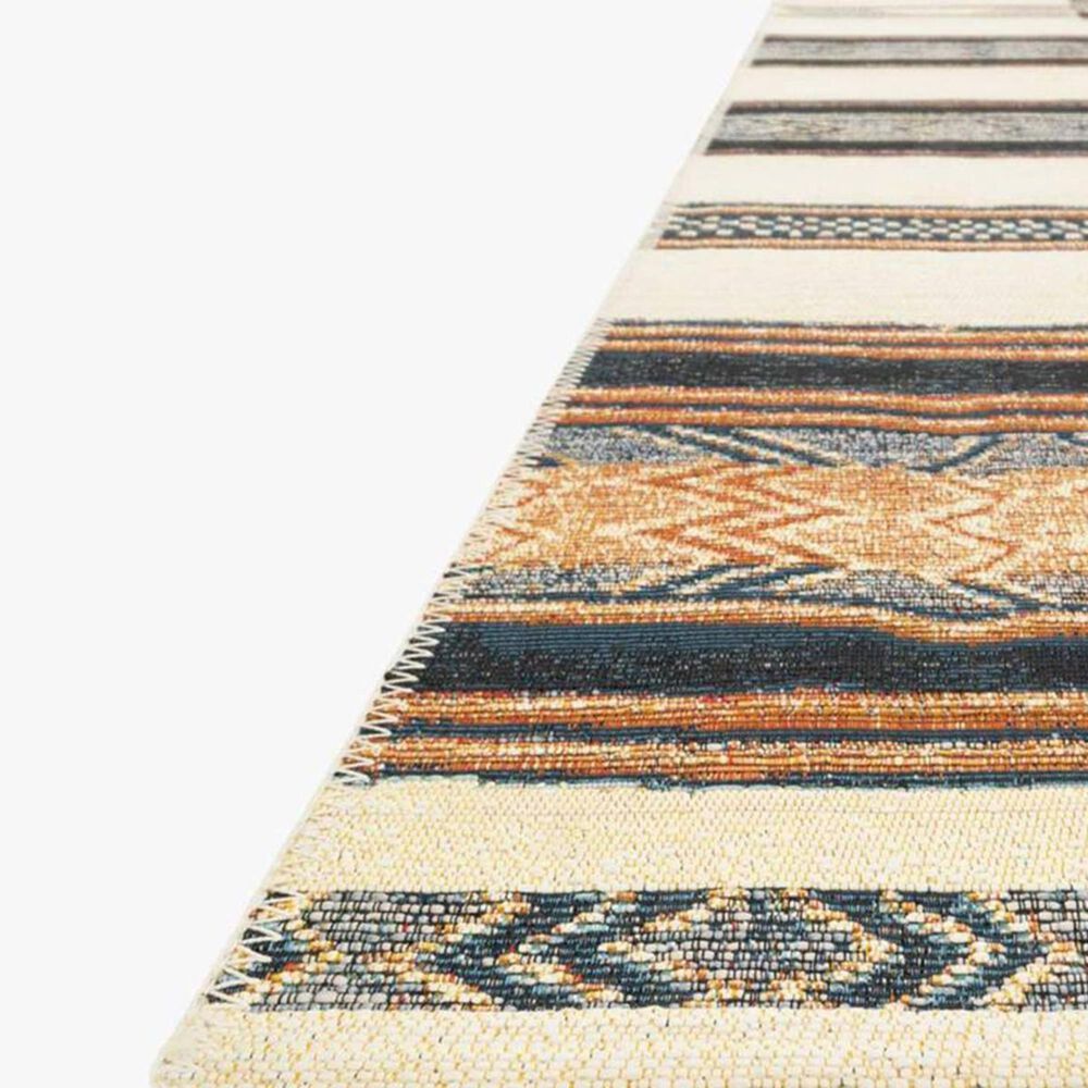 Loloi Mika 2&#39;5&quot; x 11&#39;2&quot; Ivory and Multicolor Performance Runner, , large