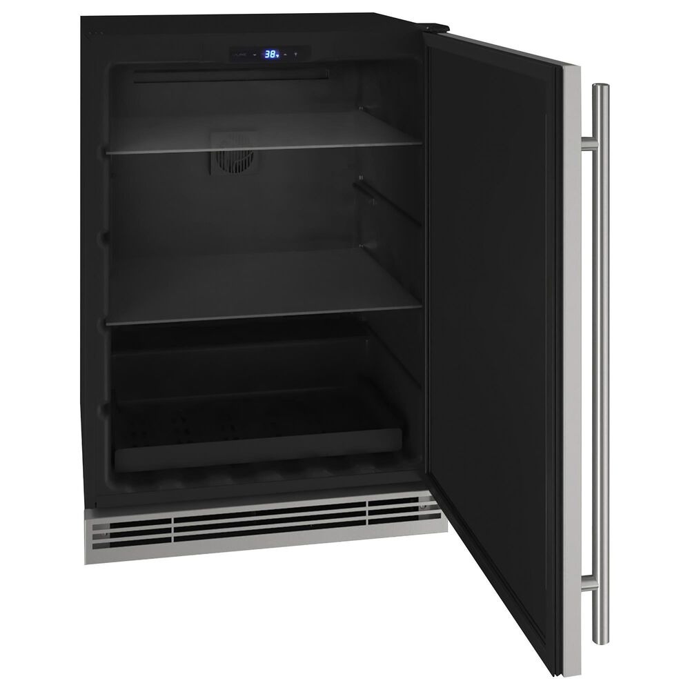 U-Line 5.7 Cu. Ft. Built-in Refrigerator in Stainless Solid, , large
