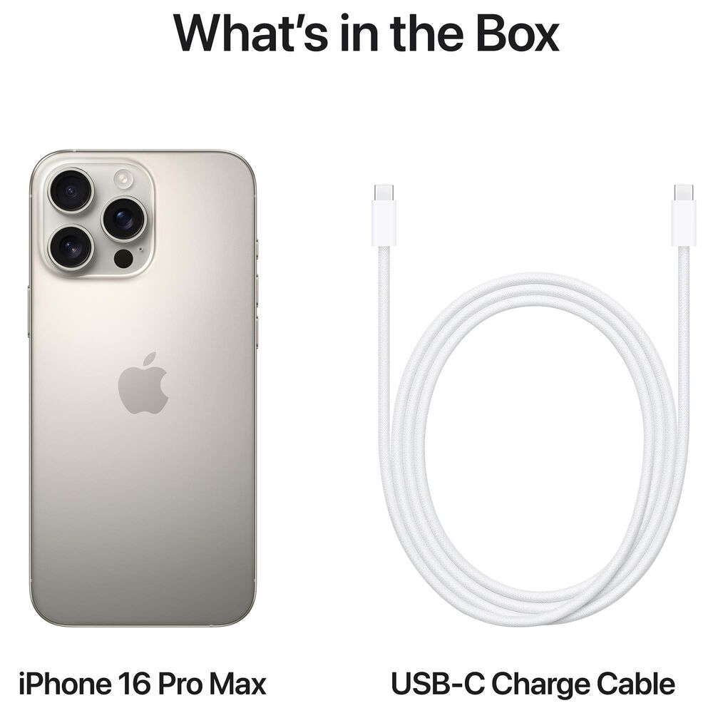 Apple iPhone 16 Pro Max 256GB in Natural Titanium, , large