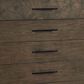 Urban Home Broderick 5 Drawer Chest in Wild Oats Brown, , large