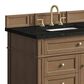 James Martin Brittany 36" Single Bathroom Vanity in Pecan with 3 cm Phantome Eclos Top and Rectangular Sink, , large