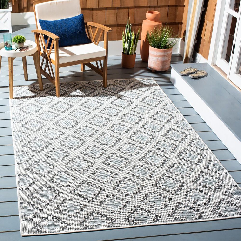 Safavieh Martha Stewart Cyprus Southwestern 4&#39;5&quot; x 6&#39;5&quot; Ivory and Grey Area Rug, , large