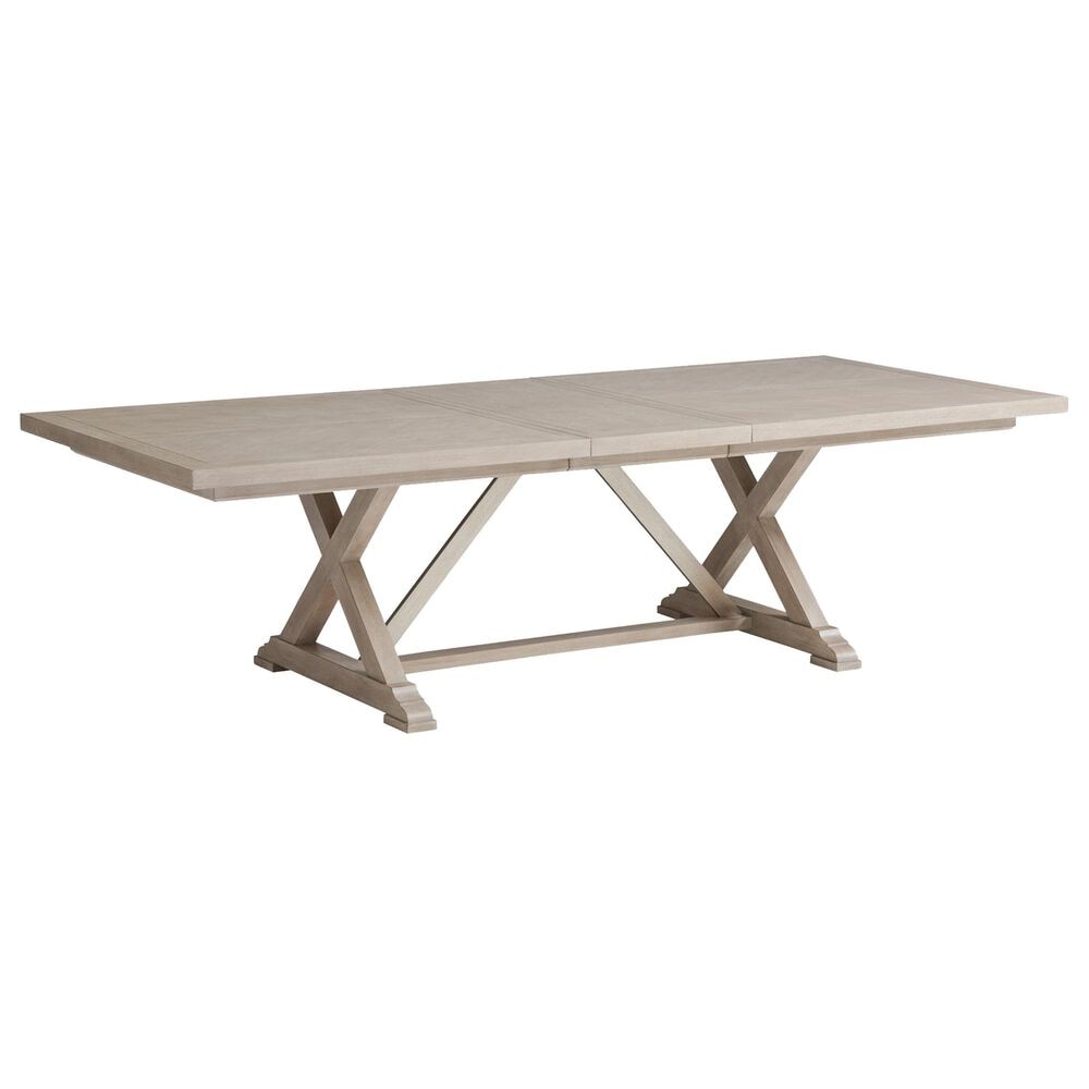 Lexington Furniture Malibu Rockpoint Rectangular Dining Table in Warm Taupe - Table Only, , large