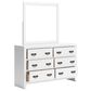 Ashley Binterglen 4-Piece King Panel Bedroom Set in White, , large