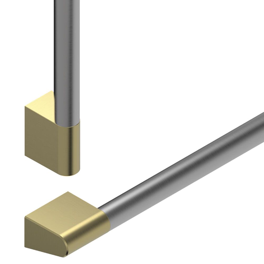 Fisher &amp; Paykel 30&quot; Professional Round Flush Handle Kit for Integrated Refrigerator Freezer in Stainless Steel and Brass, , large