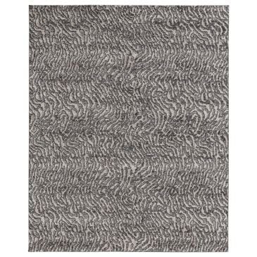 Feizy Rugs Vancouver 9" x 12" Beige and Charcoal Area Rug, , large