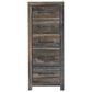 Ashley Drystan 5 Drawer Lingerie Chest in Rustic Brown, , large