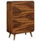 Pacific Landing Robyn 5 Drawer Chest in Dark Walnut, , large