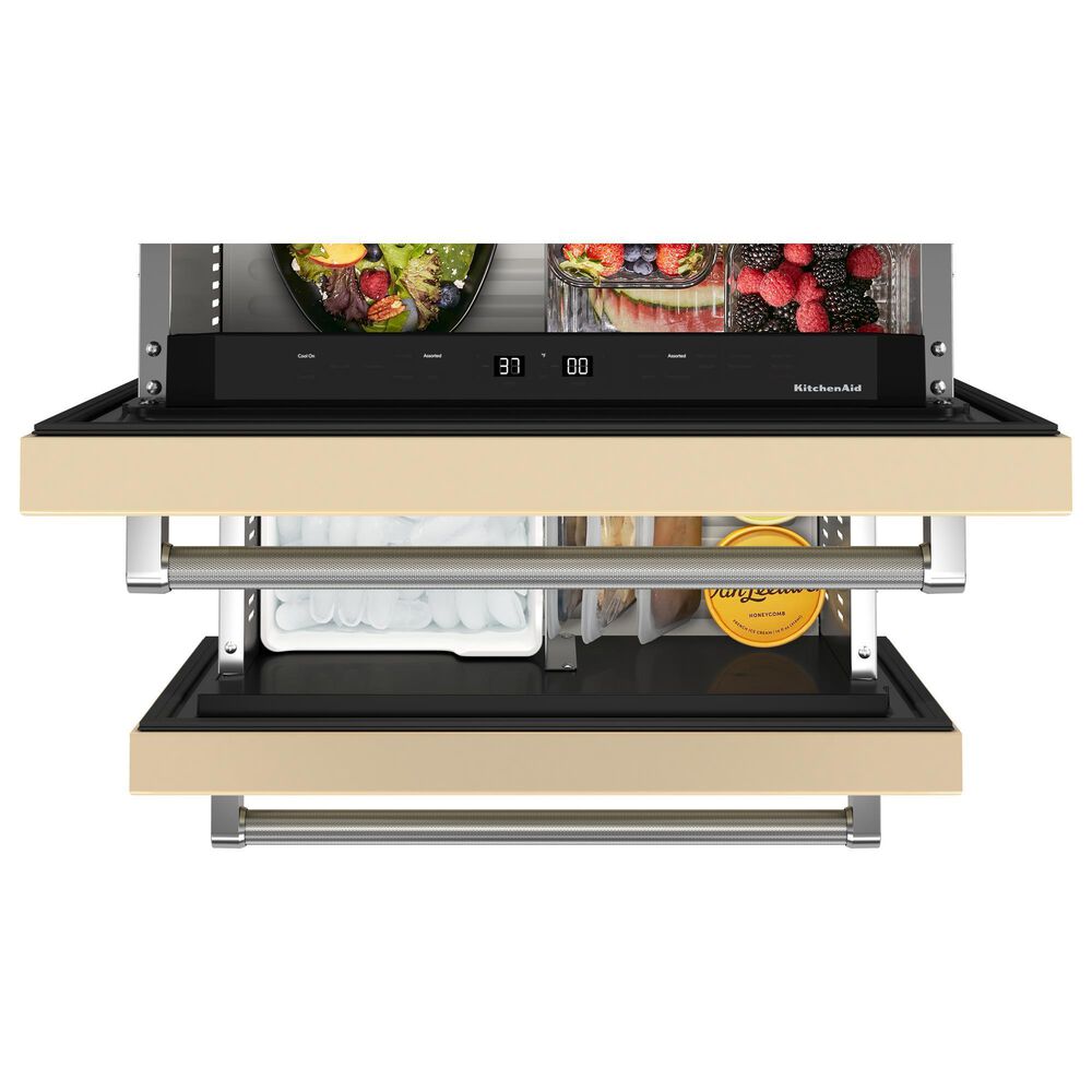 KitchenAid 24&quot; Undercounter Double-Drawer Refrigerator Freezer - Panels Sold Separately, , large