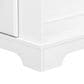 HOMLUX 51" Kitchen Island with Pull Out Trash Can Storage in White, , large