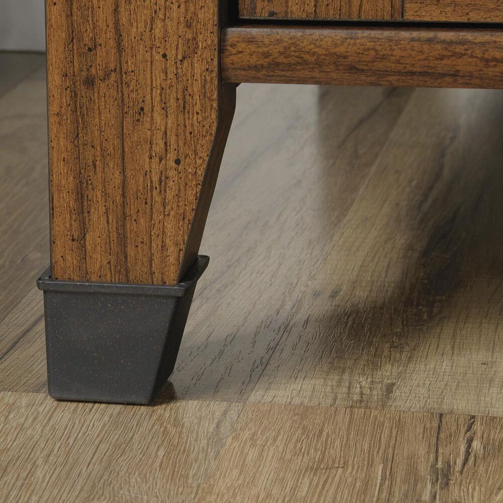 Sauder Carson Forge Computer Desk in Washington Cherry, , large