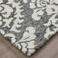 Feizy Belfort Charcoal 10" x 14" Area Rug, , large