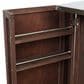 Hearth and Haven Outdoor Kitchen Island Cart with Stainless Steel Top, Towel and Spice Racks in Dark Brown, , large