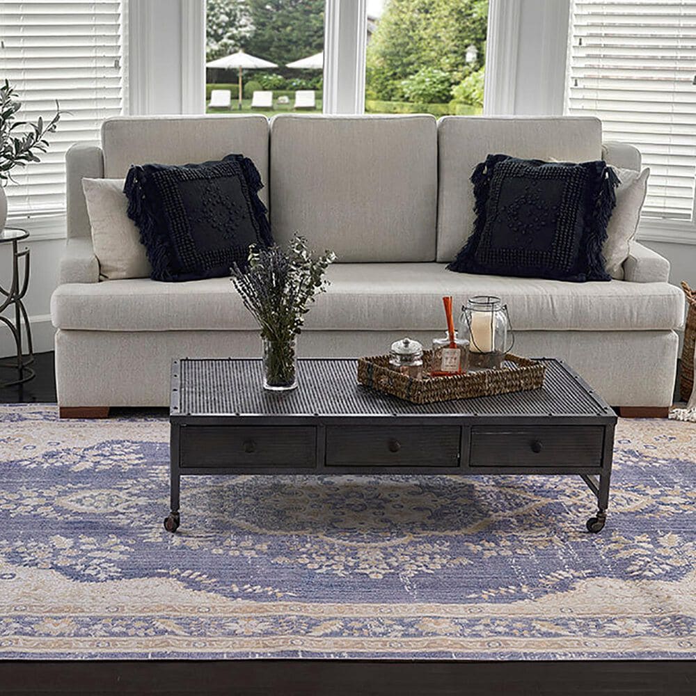 Momeni Isabella 4&#39; x 6&#39; Periwinkle Area Rug, , large
