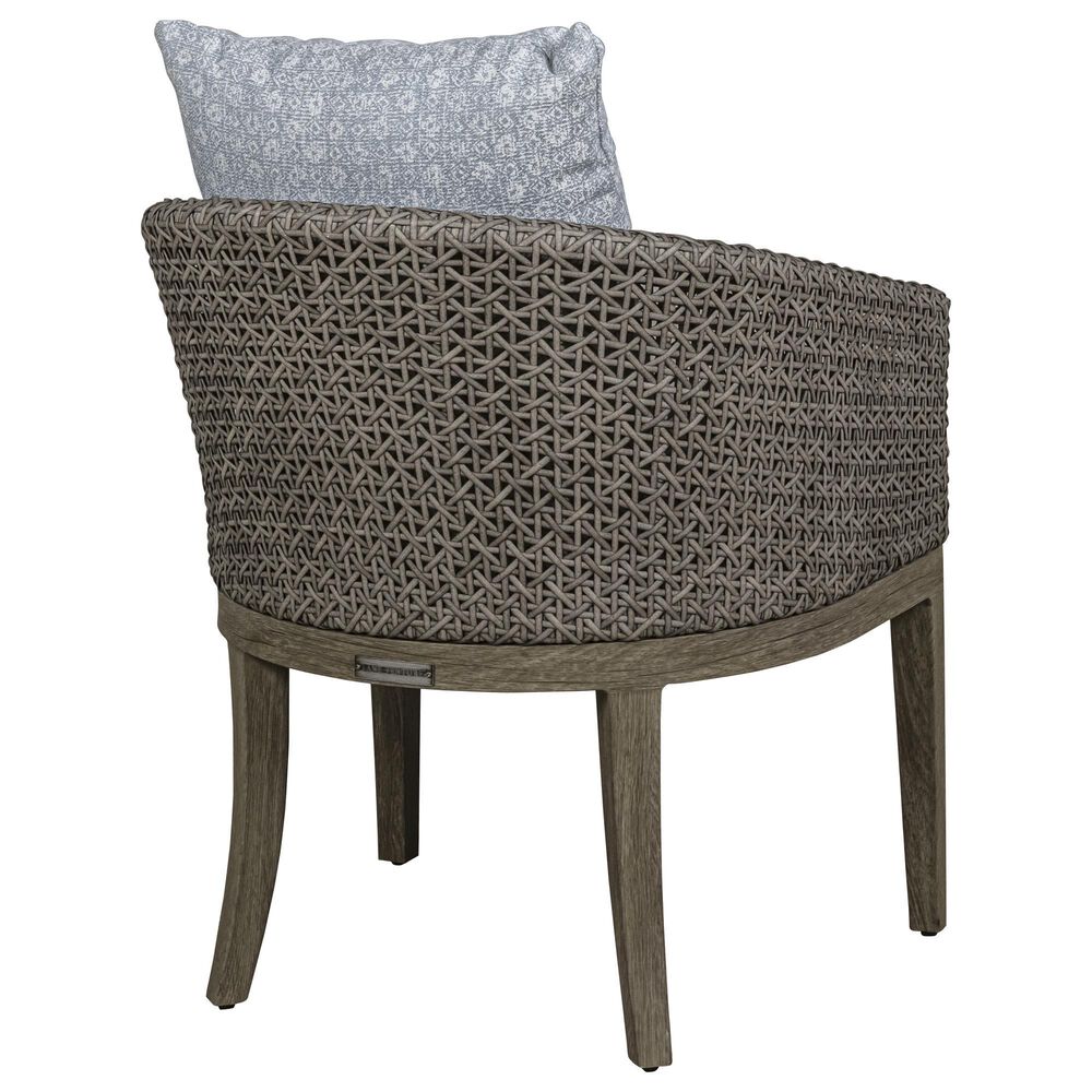 Lane Venture Dining Chair with Back Pillow in Quarry Gray, , large