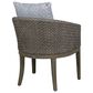 Lane Venture Dining Chair with Back Pillow in Quarry Gray, , large