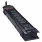 Helios 7 Outlet Surge Protector Strip in Black, , large