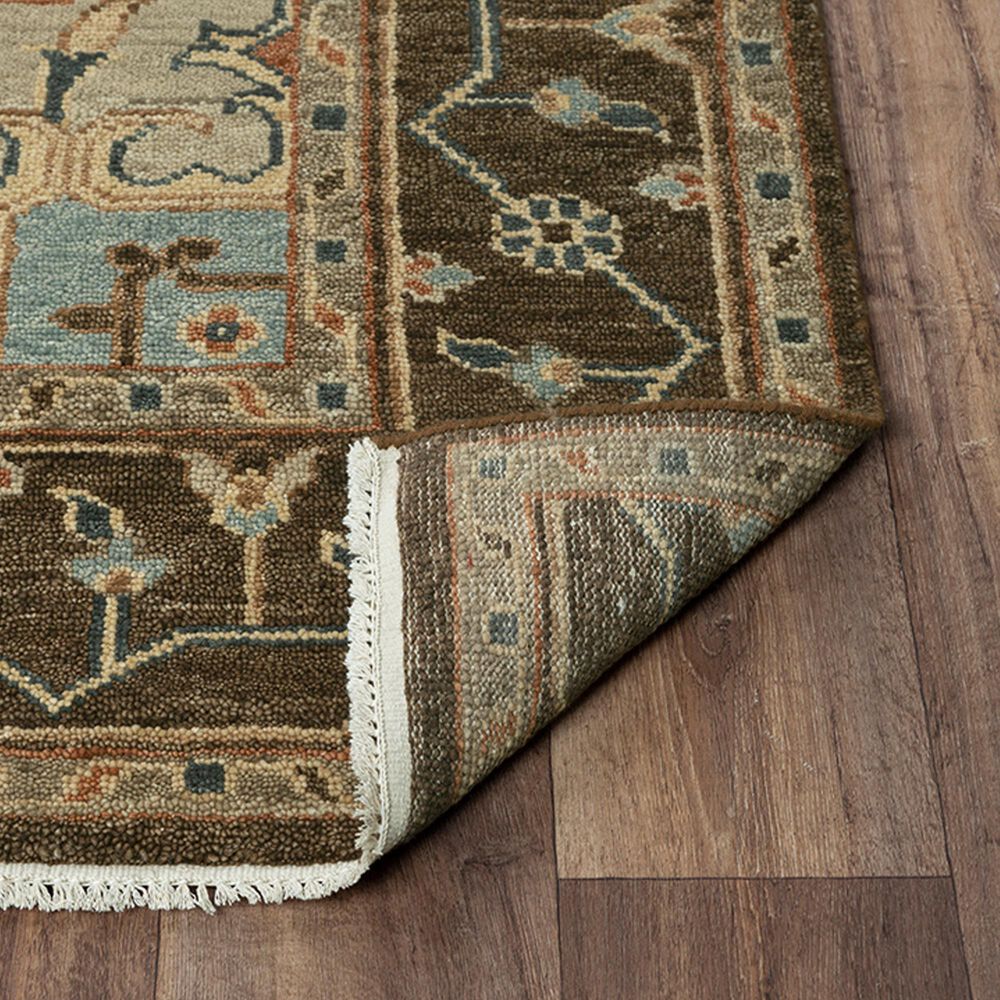 RIZZY Belmont 8&#39; x 10&#39; Dark Brown and Light Blue Area Rug, , large