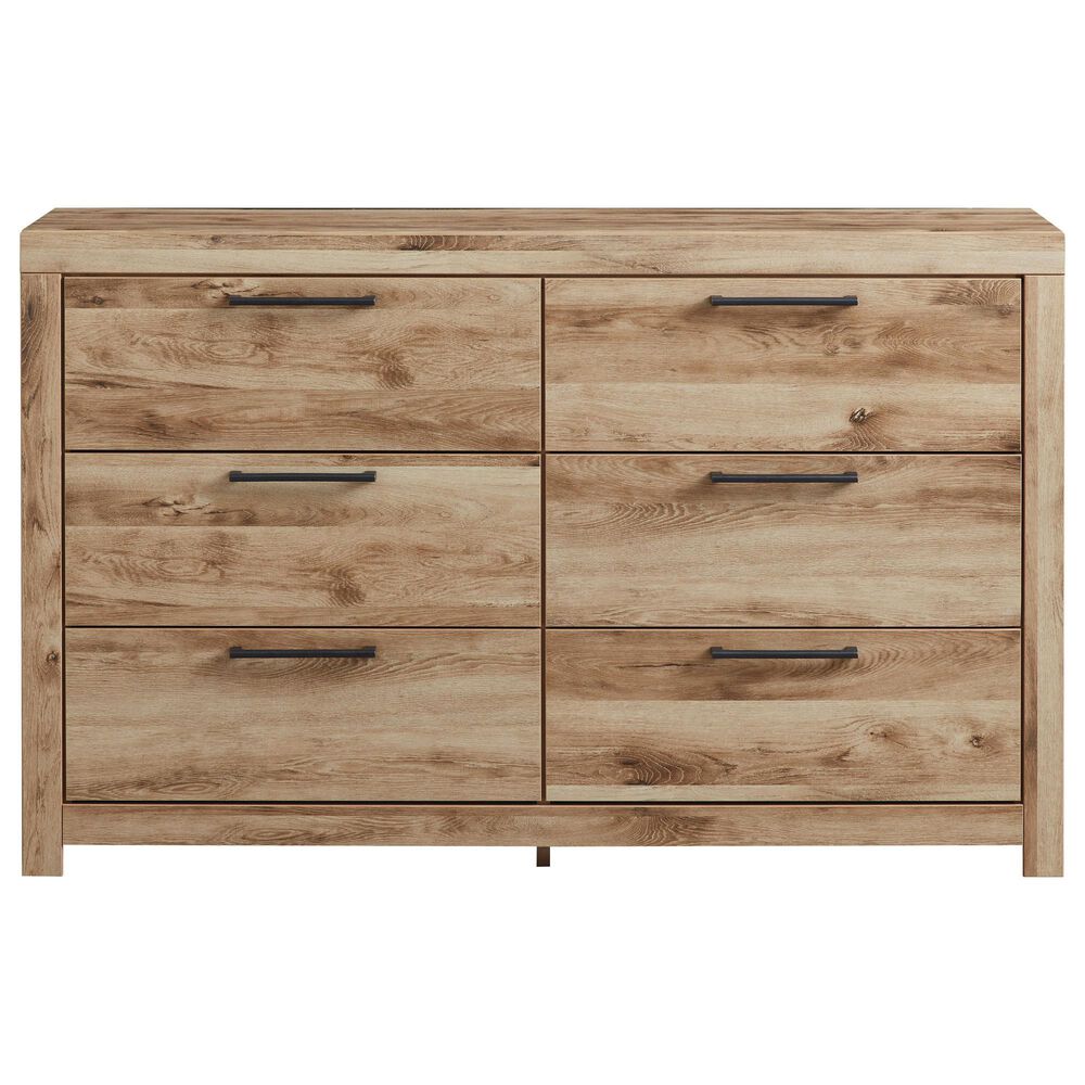 Ashley Hyanna 4-Piece Twin Bedroom Set in Golden Rust Tan, , large