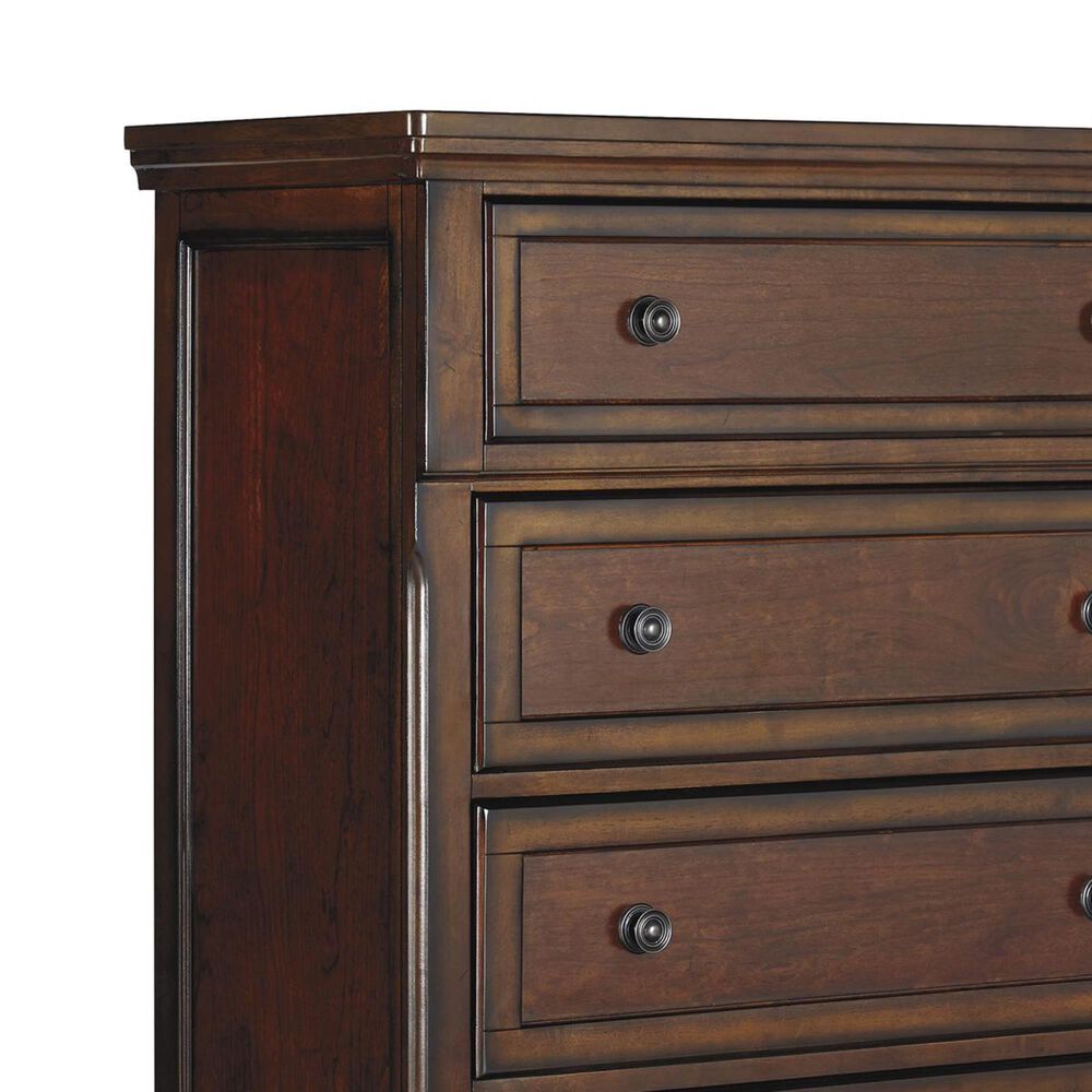 Millenium Porter 5 Drawer Chest in Rustic Brown, , large