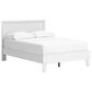 Ashley Hallityn Full Panel Platform Bed in Matte White, , large