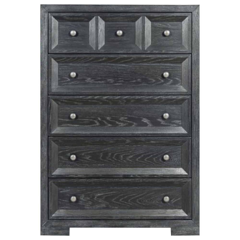 Furniture of America Hatton 6-Piece Queen Bedroom Set in Weathered Black, , large