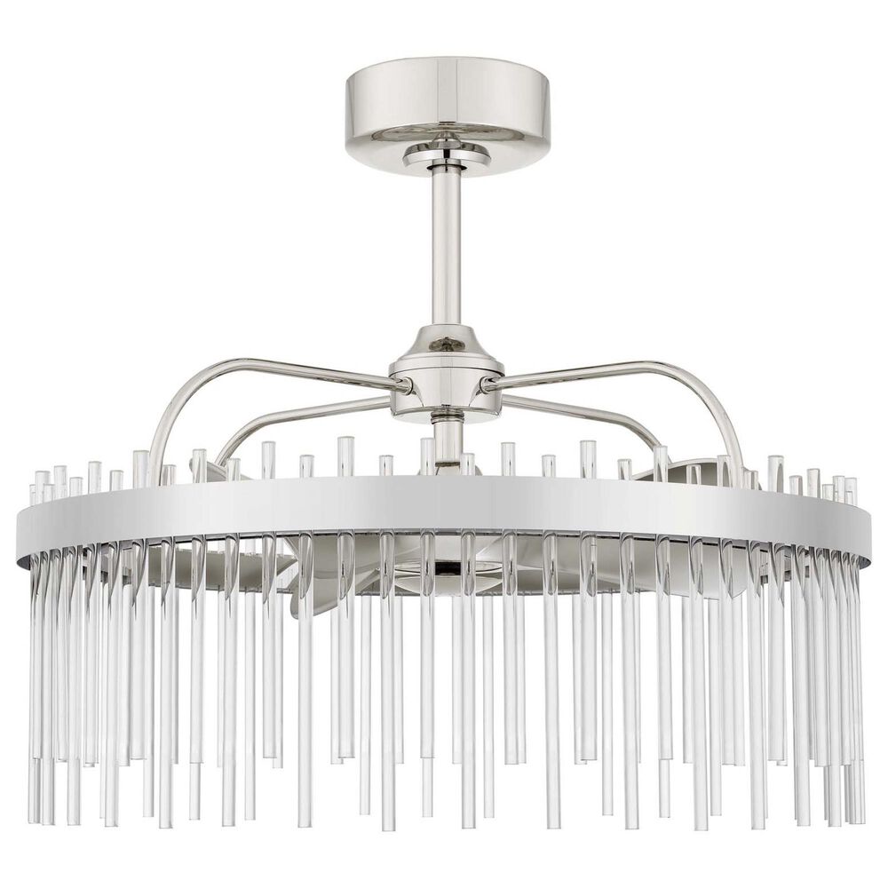 Cal Lighting Anzio Ceiling Fandelier with Light in Chrome, , large