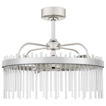 Cal Lighting Anzio Ceiling Fandelier with Light in Chrome, , large