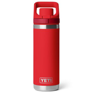 YETI Rambler 18 Oz Water Bottle with Flip Chug Cap in Rescue Red, , large