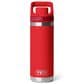 YETI Rambler 18 Oz Water Bottle with Flip Chug Cap in Rescue Red, , large