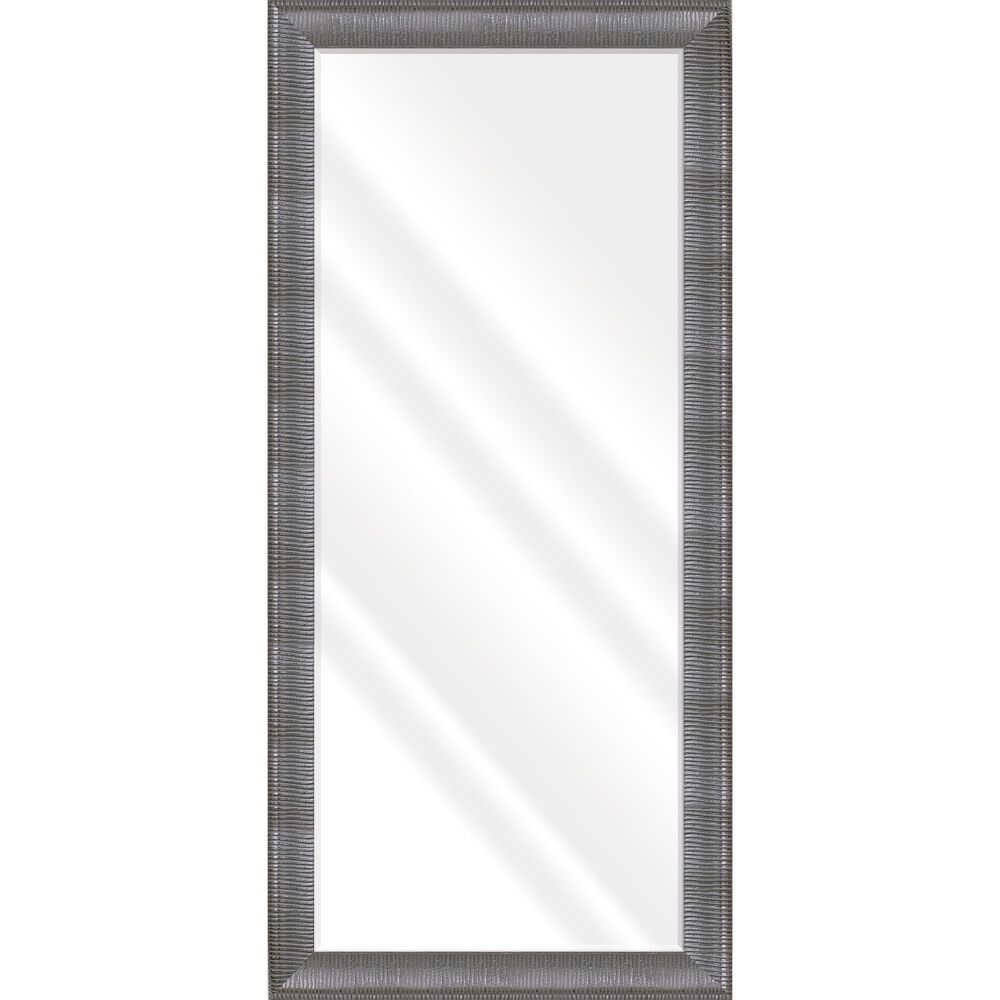 BP Industries Wall Mirror in Greywood with Silver, , large