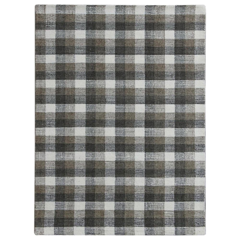 Amer Rugs Tartan 2" x 3" Khaki Area Rug, , large