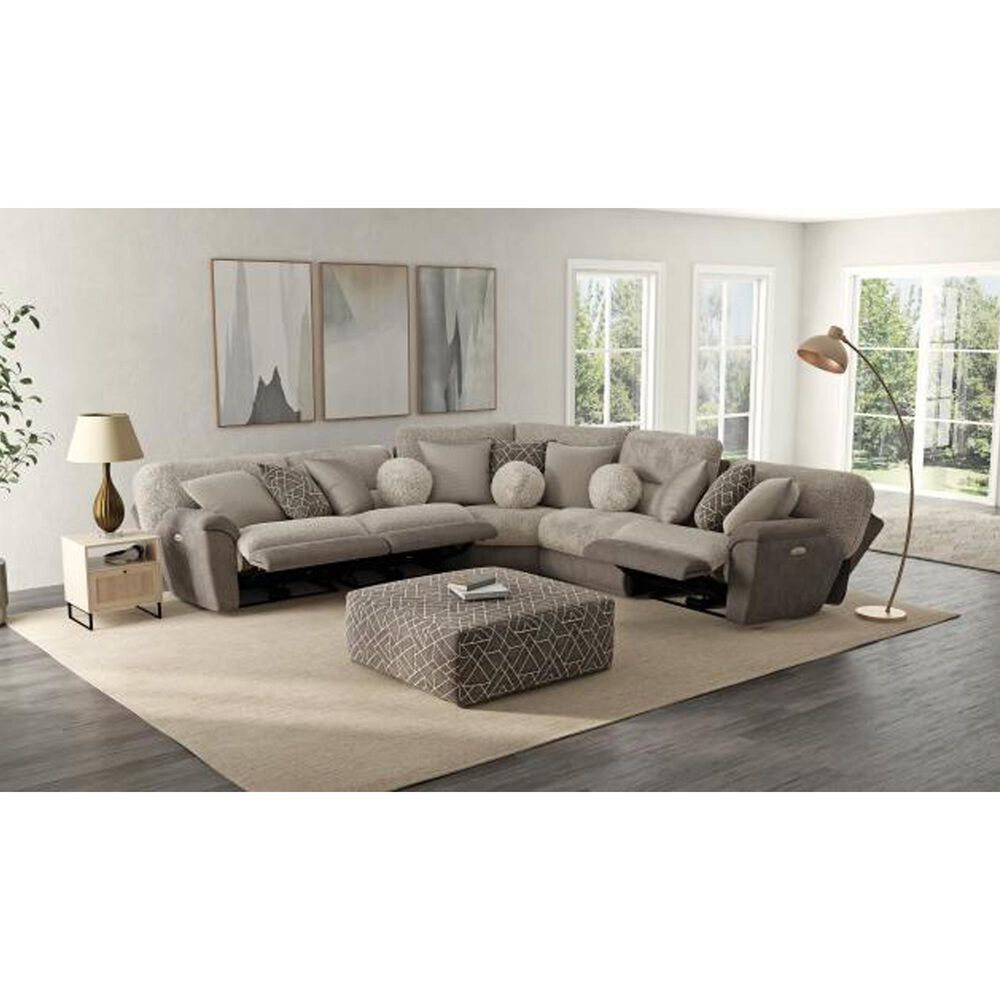 Hartsfield Rendezvous Castered Cocktail Ottoman in Fawn, , large