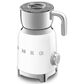 Smeg Retro Style Milk Frother in White and Stainless Steel, , large