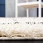 Safavieh Venus Shag VNS604A 5"3" x 7"6" Ivory and Black Area Rug, , large
