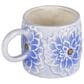 Lifetime Brands Jewelled Mosaic 15 Oz Flower Mug in Blue, , large