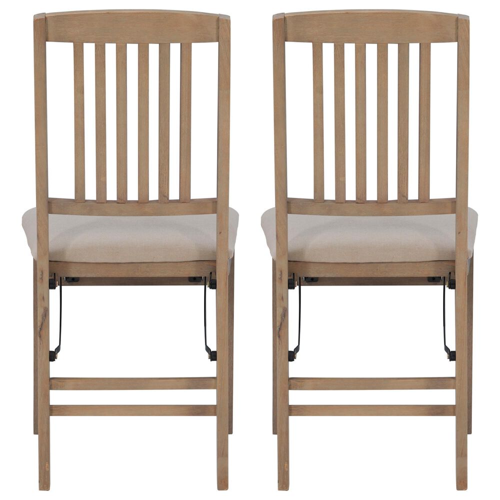 Linon Home Decor Triena Mission Folding Side Chair in Grey Wash (Set of 2), , large