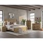 Ashley Brozmont King Platform Panel Bed with Dresser and Nightstand in Natural Brown, , large