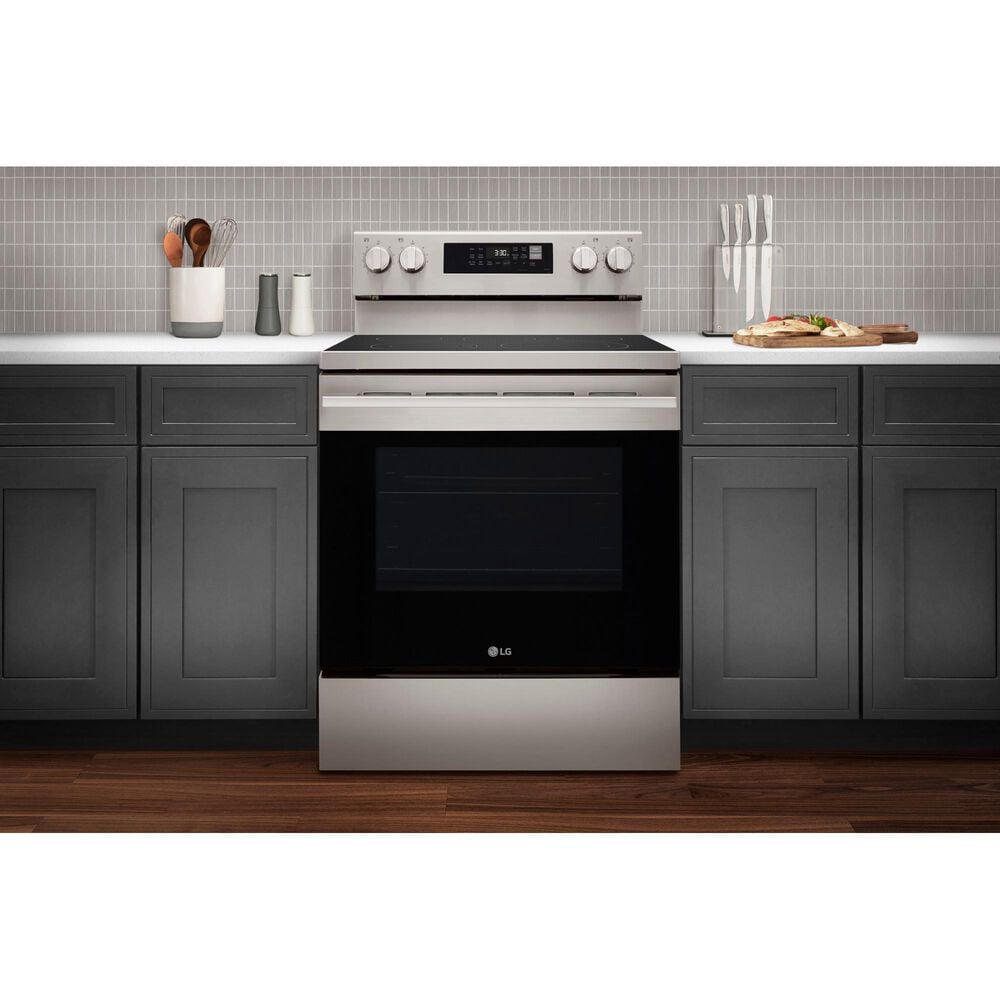 LG 6.3 Cu. Ft. Freestanding Electric Range in Stainless Steel, , large