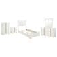 Pacific Landing Marceline 5-Piece Twin Bed Set in White, , large